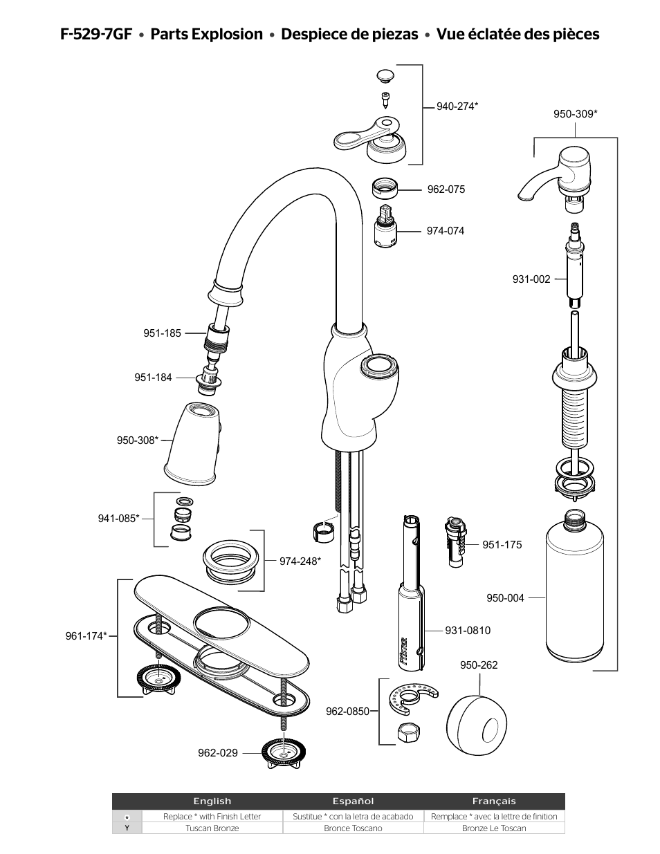 Pfister F-529-7GFY User Manual | Page 2 / 4