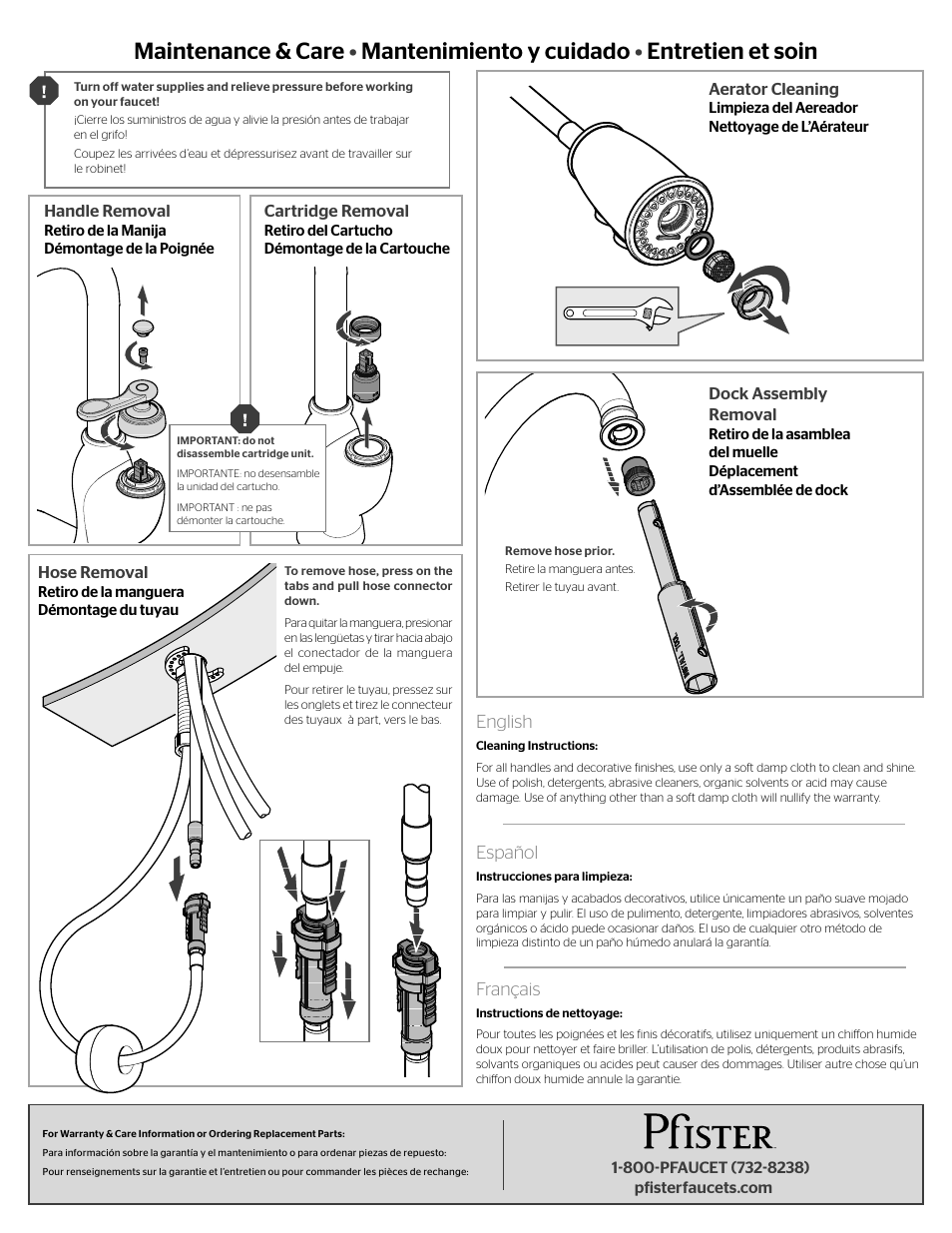 Pfister F-529-7GFY User Manual | Page 3 / 4