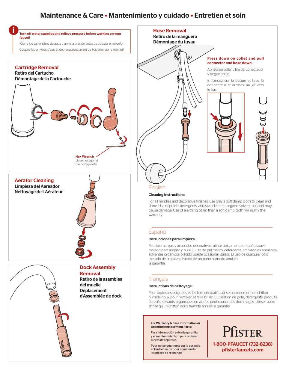 Pfister F-529-7SWS User Manual | Page 3 / 4