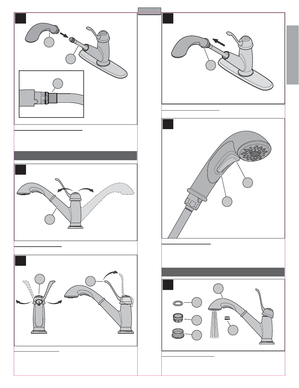 En g l is h english | Pfister F-538-5LCS User Manual | Page 5 / 18