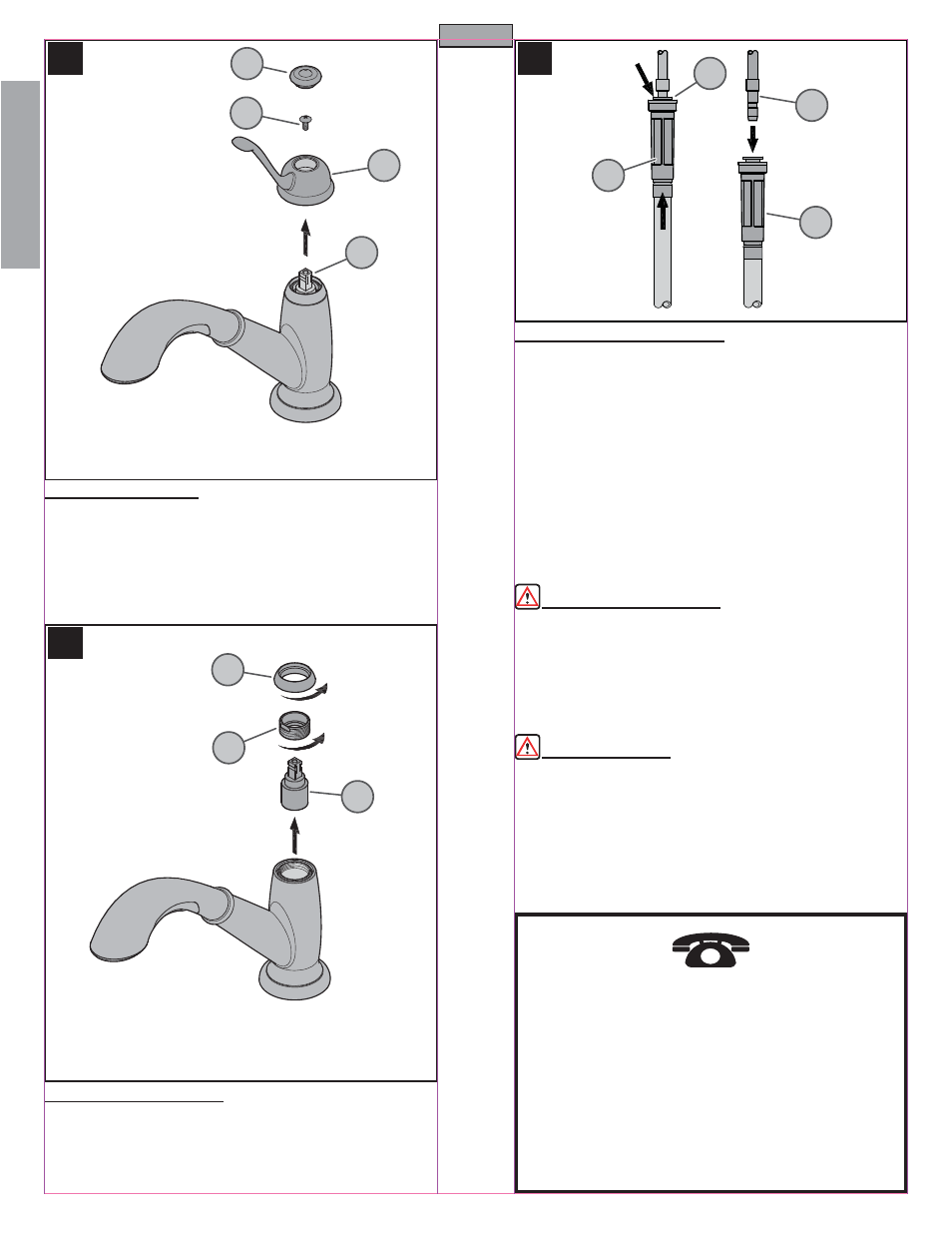 En g l is h english | Pfister F-538-5LCS User Manual | Page 6 / 18