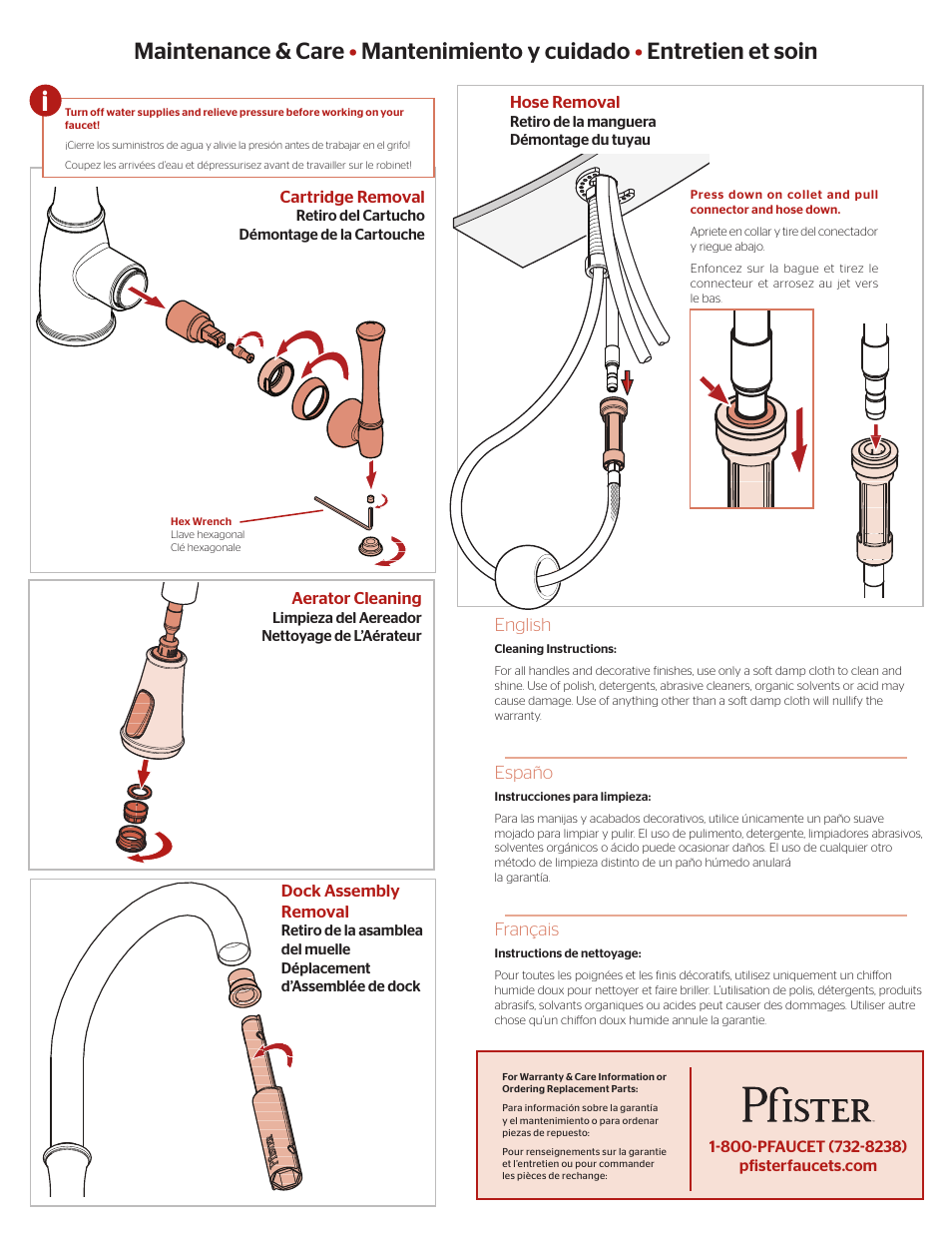 Pfister F-529-7WHS User Manual | Page 3 / 4