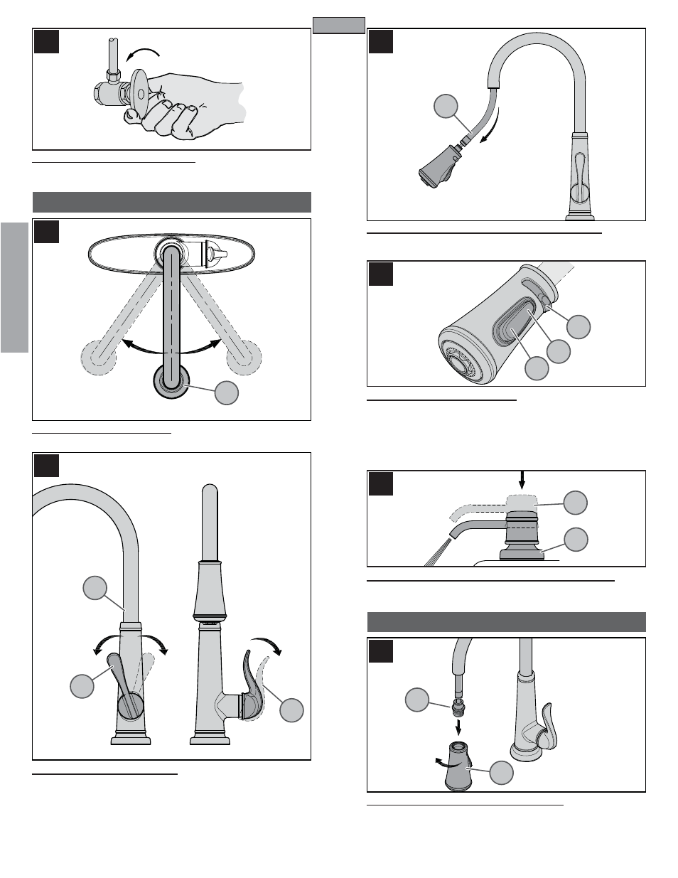 Es p a esp a ññ o l ol | Pfister GT529-YPK User Manual | Page 10 / 18