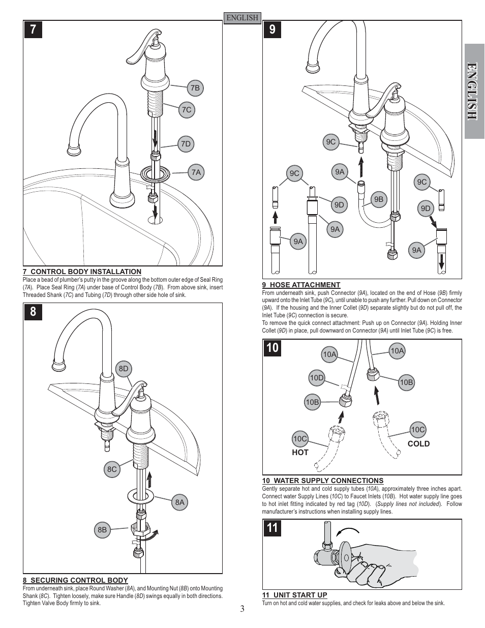 English | Pfister GT72-YP2K User Manual | Page 3 / 12