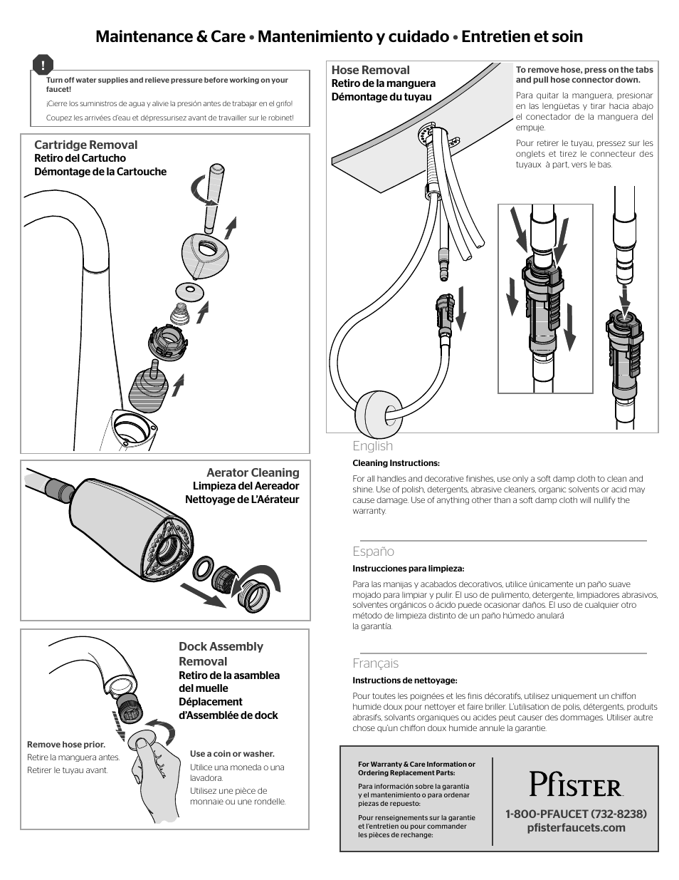 Pfister GT529-MPS User Manual | Page 3 / 4