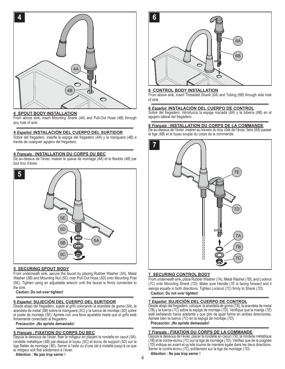 Pfister F-WKP-650C User Manual | Page 4 / 8