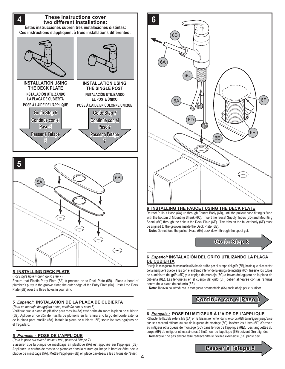 Pfister F-WKP-533S User Manual | Page 4 / 9