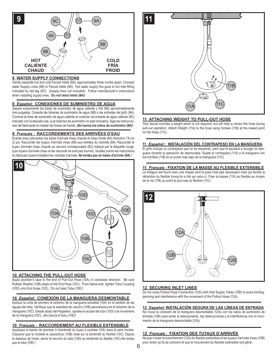 Pfister F-WKP-533S User Manual | Page 6 / 9