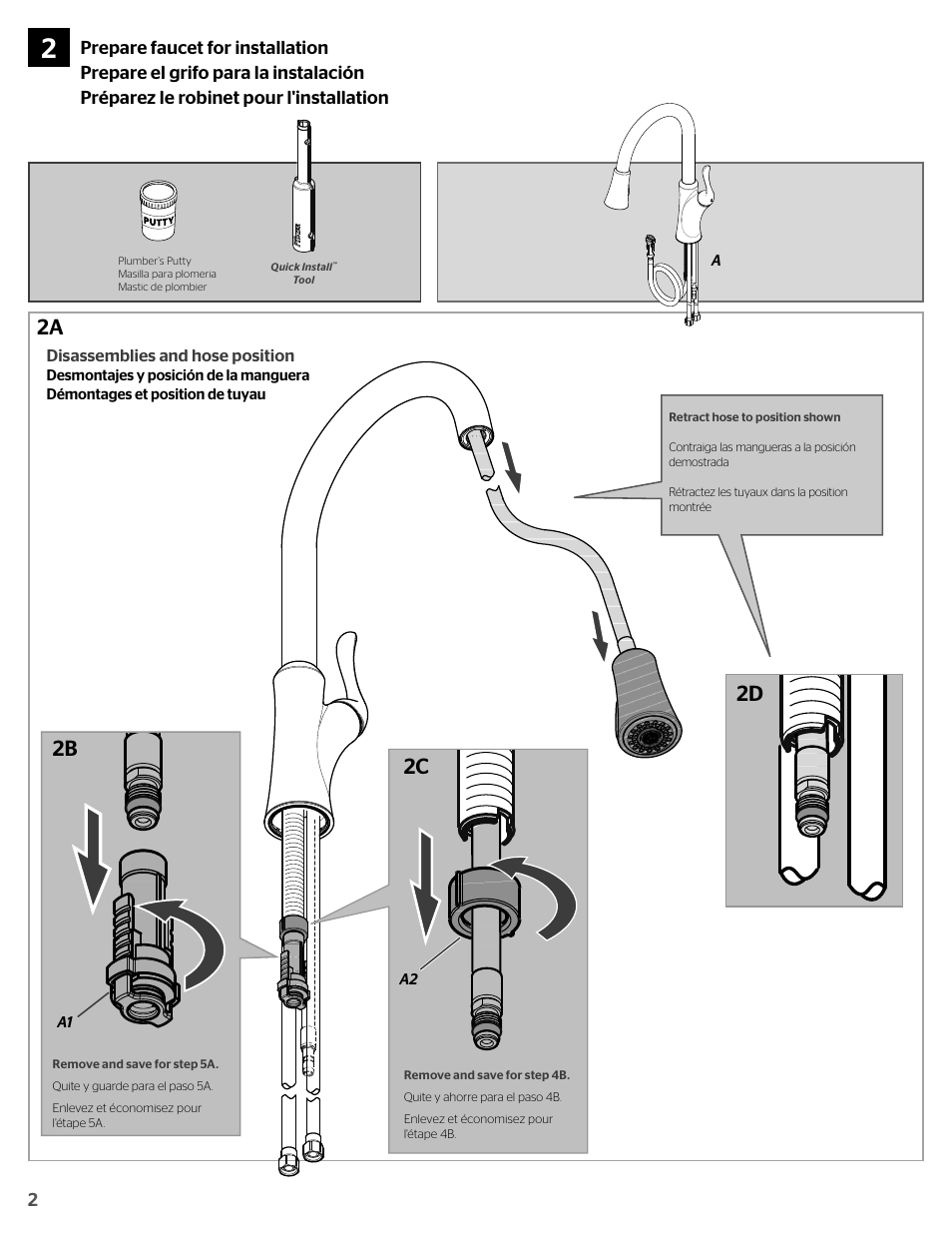 Pfister F-529-7TNS User Manual | Page 2 / 10