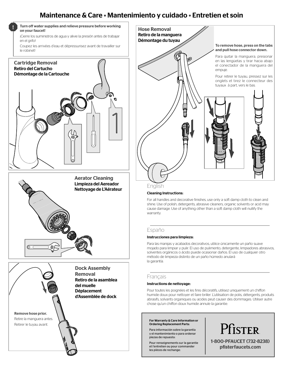 Pfister F-529-7TNS User Manual | Page 3 / 4