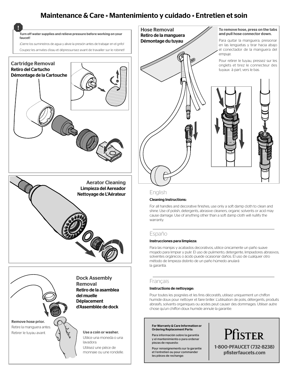 Pfister GT529-ALS User Manual | Page 3 / 4