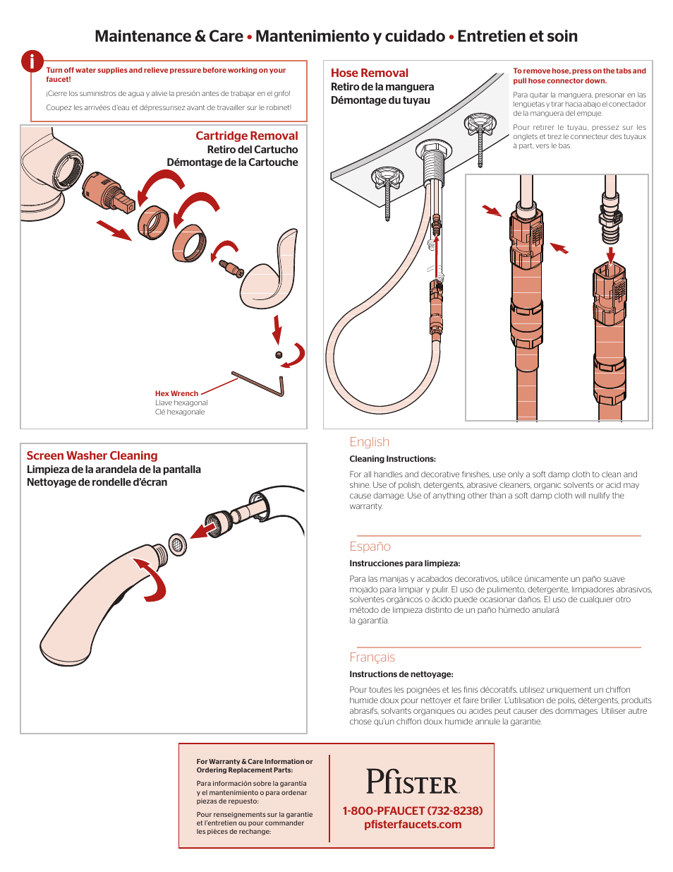 Pfister F-529-7CBS User Manual | Page 3 / 4