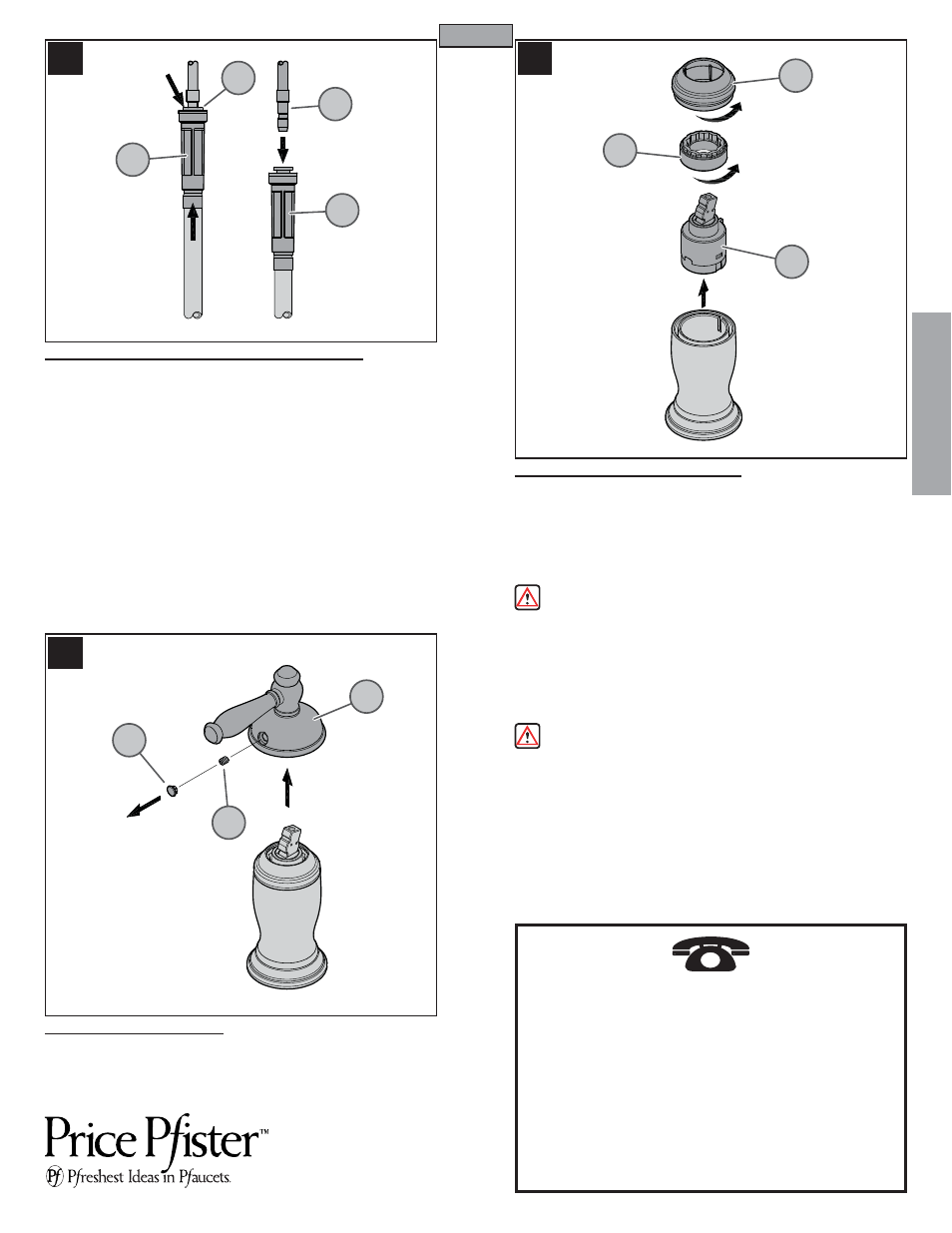 Es p a esp a ññ o l ol | Pfister GT526-TMS User Manual | Page 11 / 18