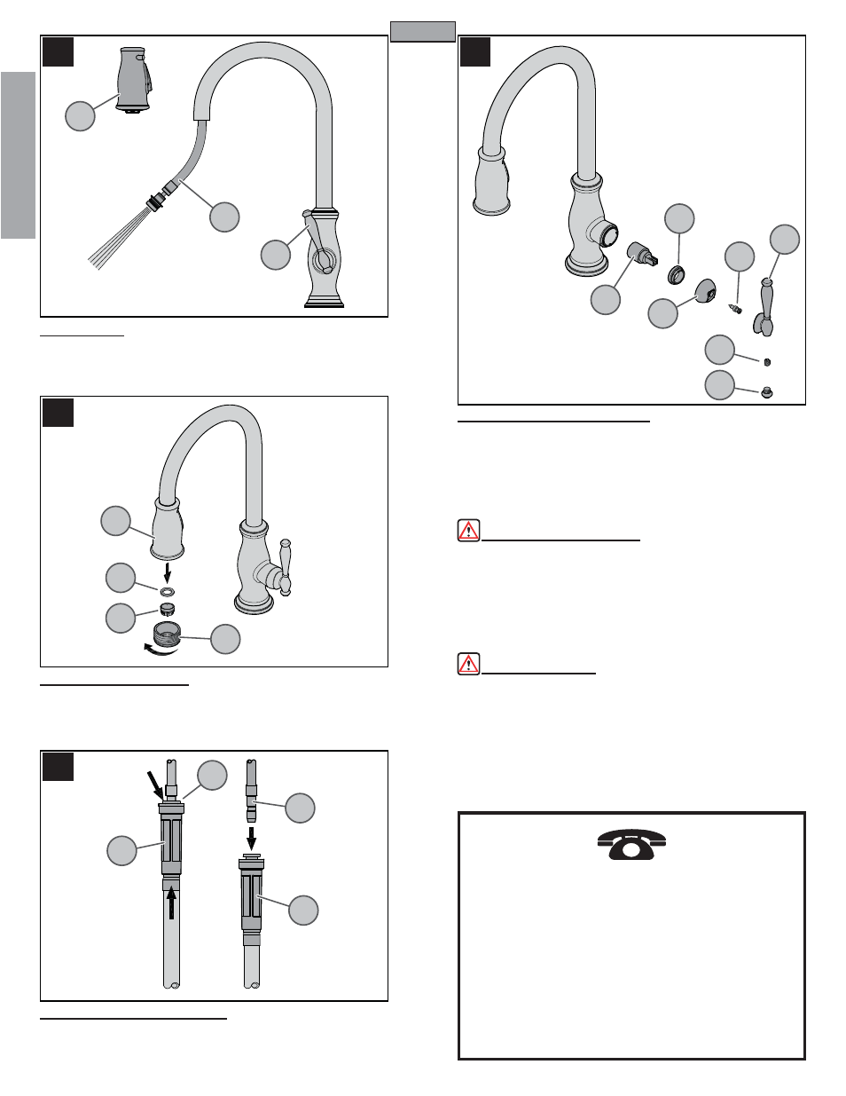 En g l is h english | Pfister GT529-TMS User Manual | Page 6 / 18