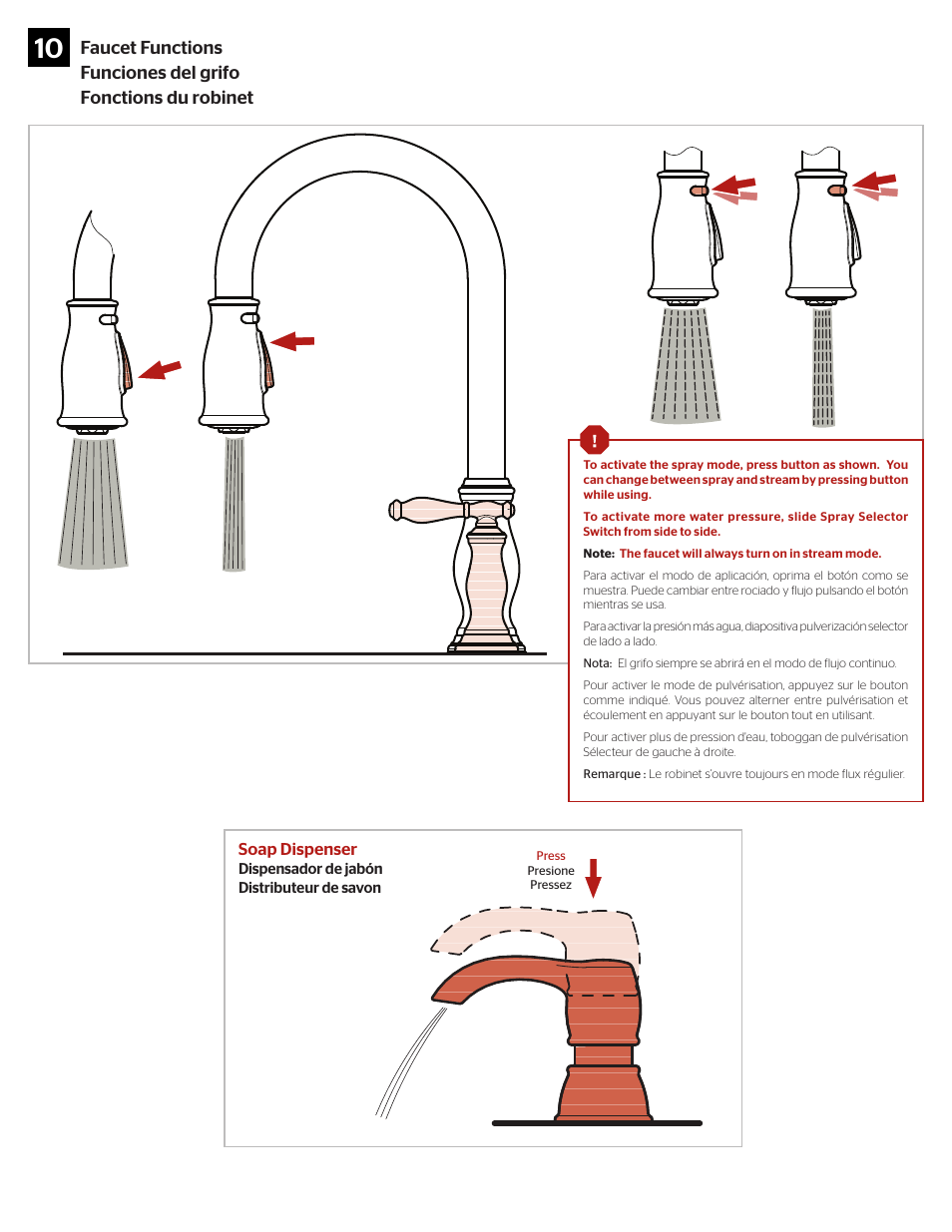 Pfister F-531-4HNY User Manual | Page 9 / 10