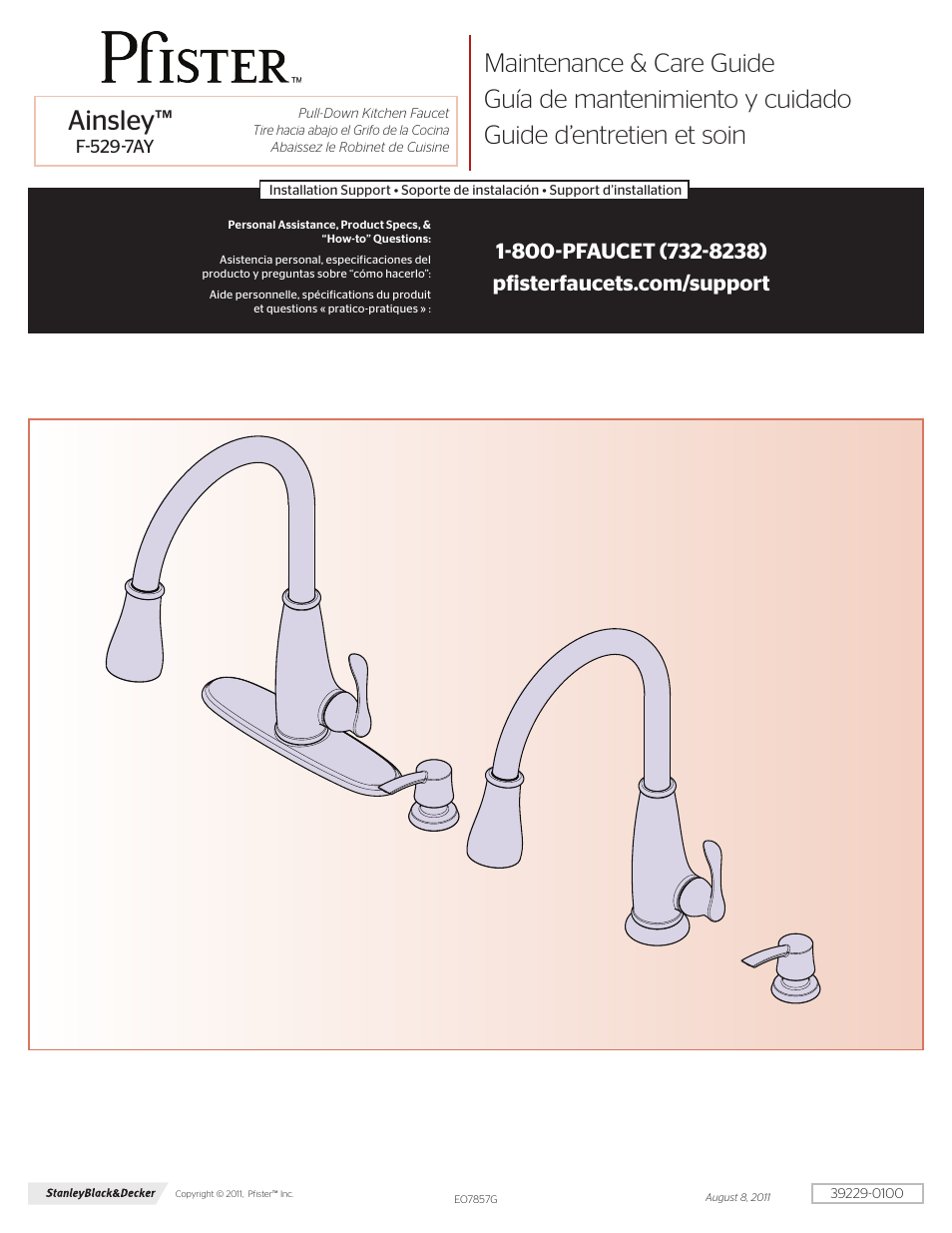 Pfister F-529-7AYS User Manual | 4 pages