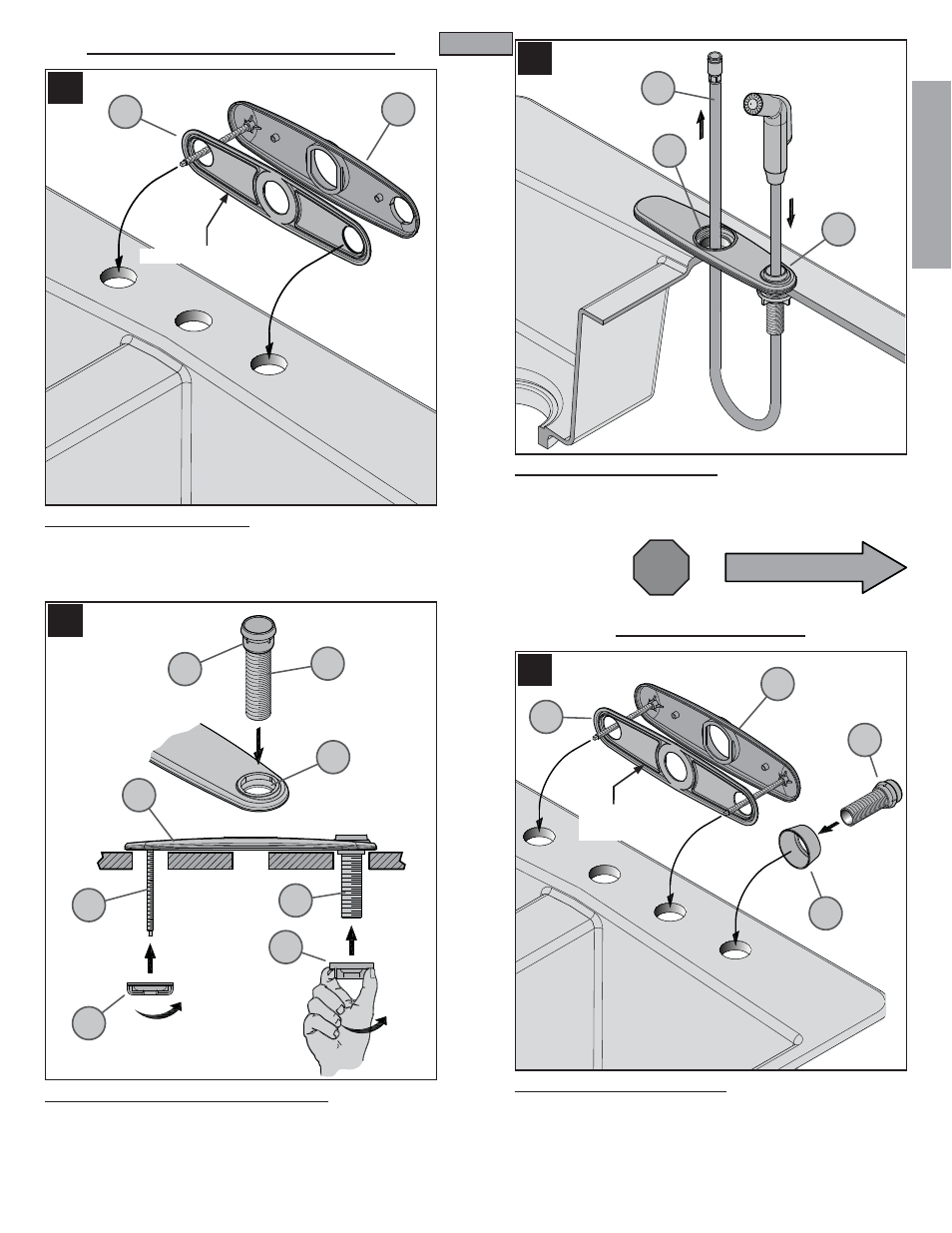 En g l is h english, Stop | Pfister GT34-4NSS User Manual | Page 3 / 20