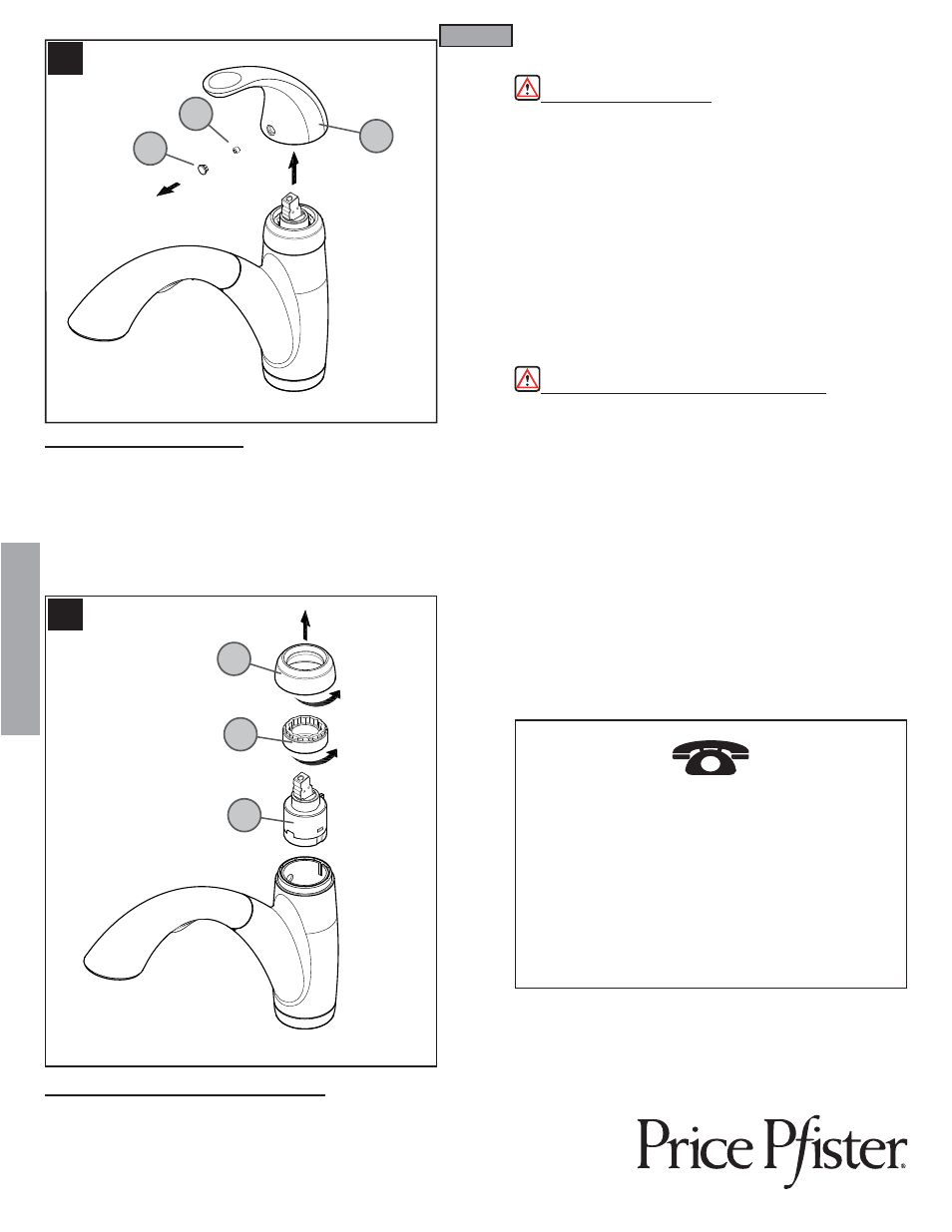 Fr a n fran çç a is ais | Pfister GT534-7SS User Manual | Page 16 / 17
