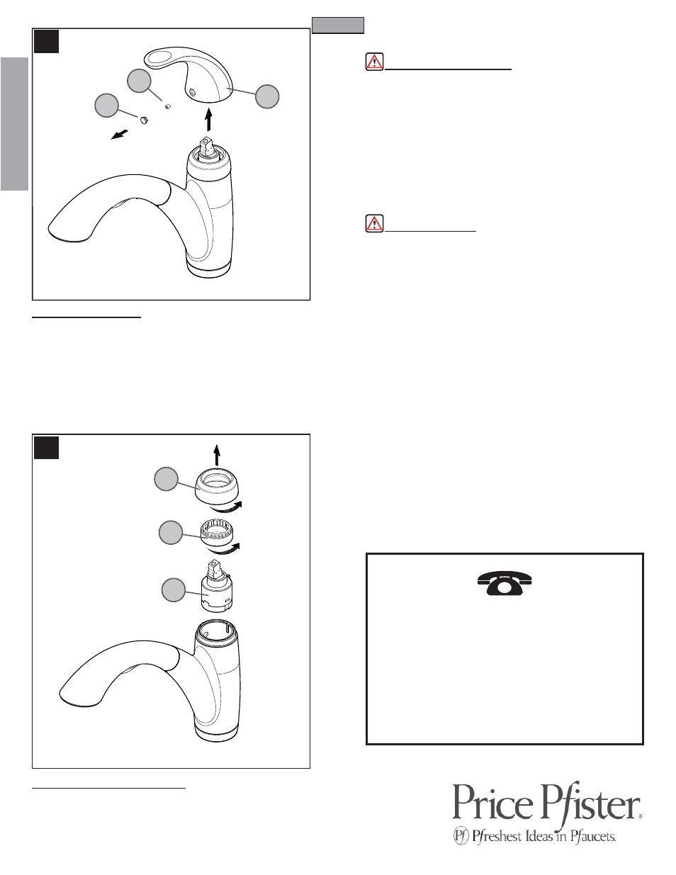 En g l is h english | Pfister GT534-7SS User Manual | Page 6 / 17