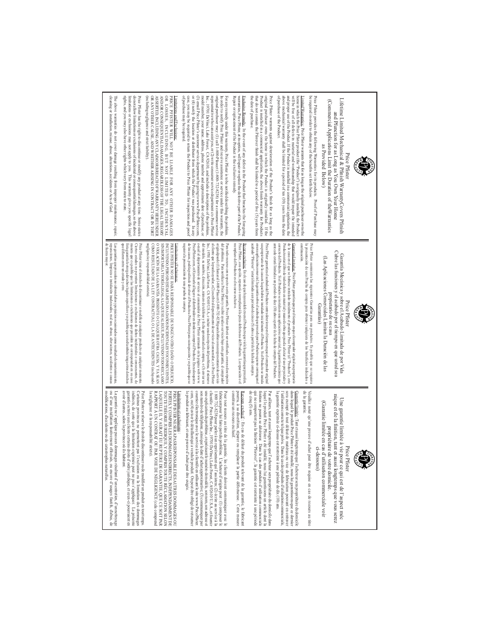 Price pﬁster | Pfister 127-1000 User Manual | Page 2 / 6