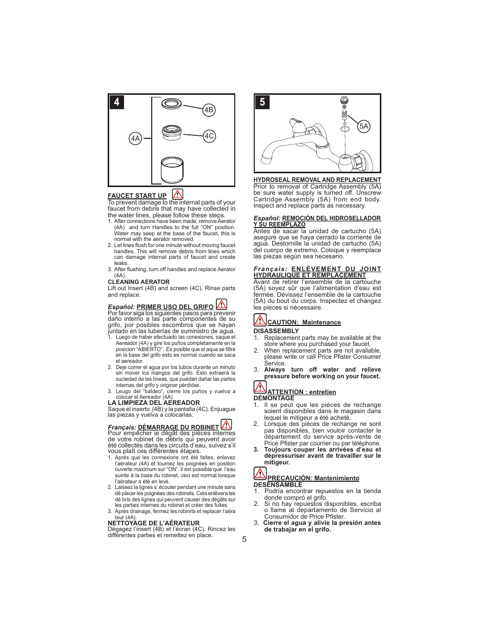 Pfister 127-1000 User Manual | Page 5 / 6