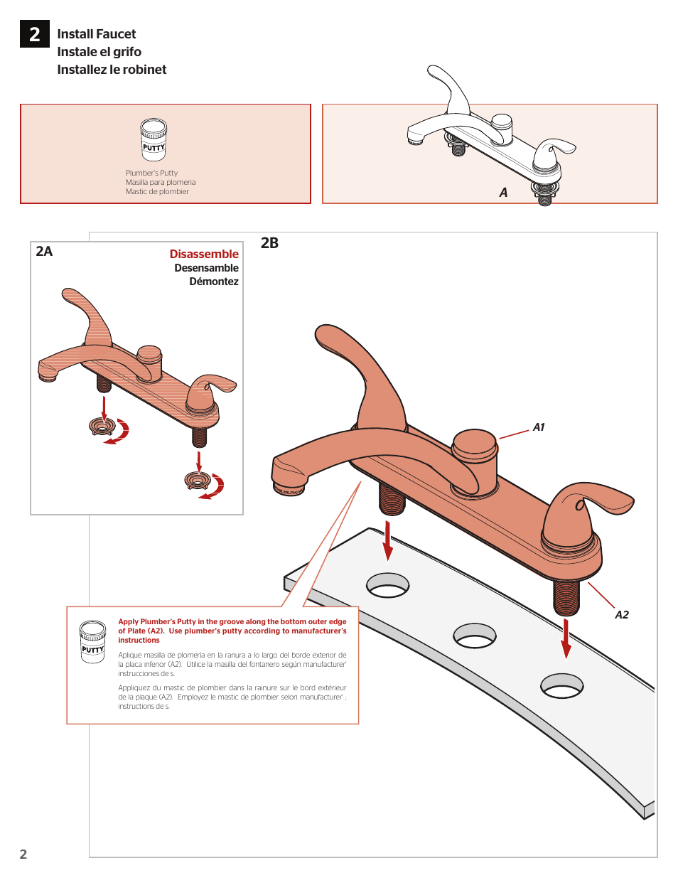 Pfister G135-700S User Manual | Page 2 / 6