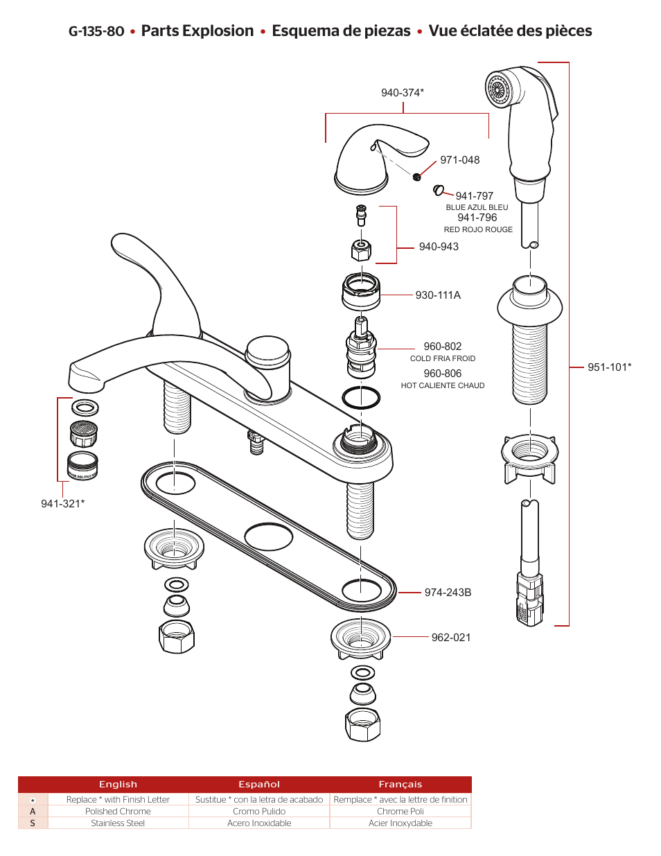 Pfister G135-800S User Manual | Page 2 / 4