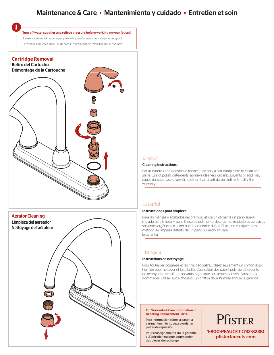 Pfister G136-200S User Manual | Page 3 / 4