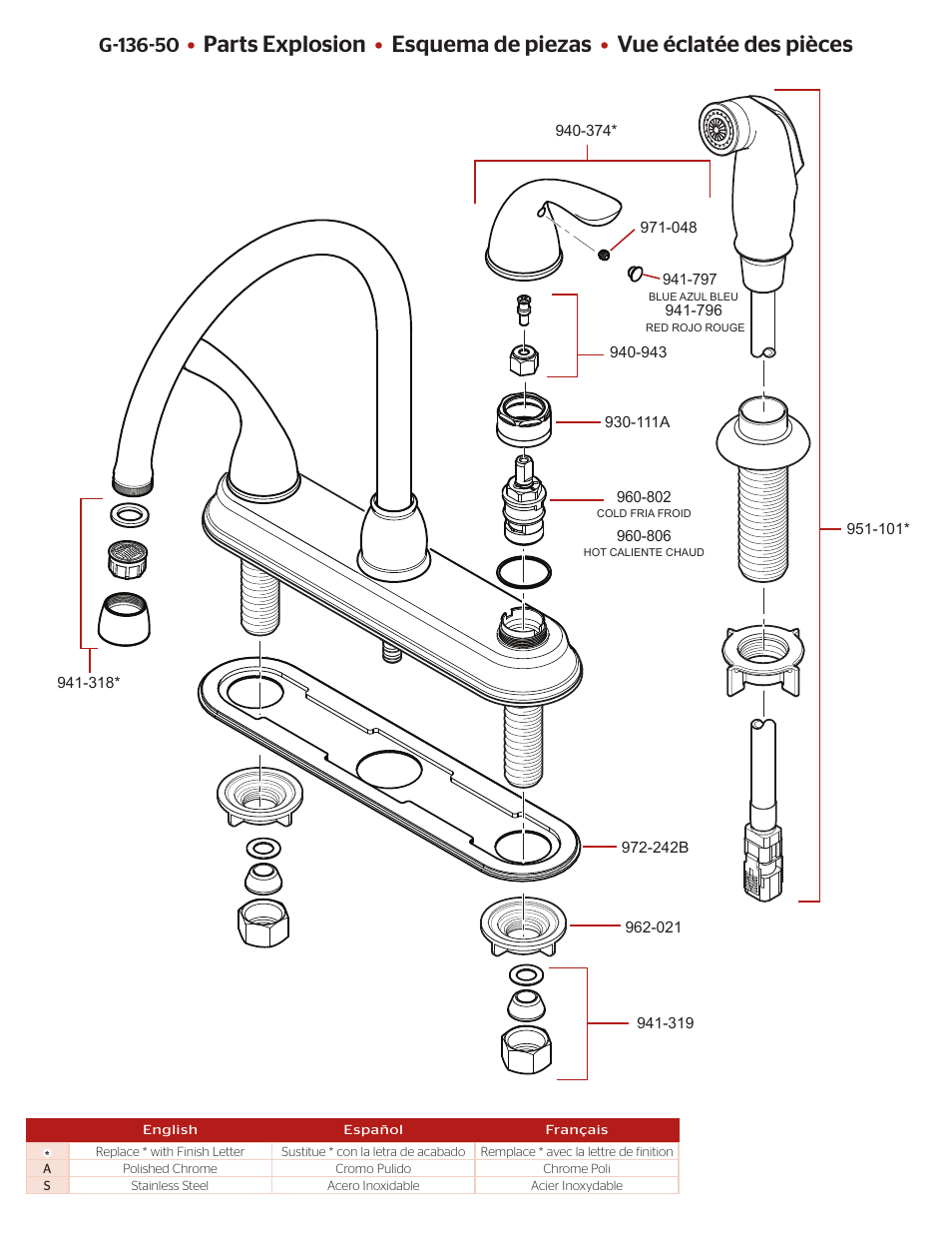 Pfister G136-500S User Manual | Page 2 / 4