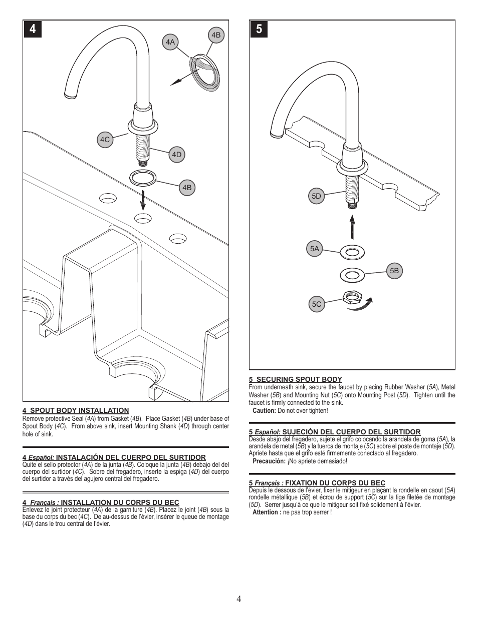 Pfister F-WK1-680S User Manual | Page 4 / 8