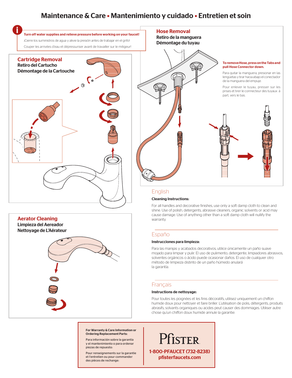 Pfister F-WKP-701B User Manual | Page 3 / 4