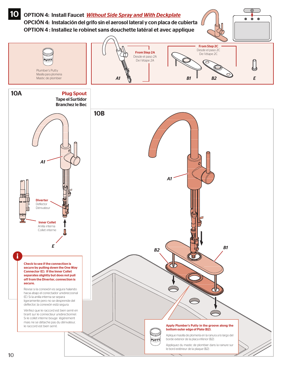 10b 10a | Pfister F-029-4SLS User Manual | Page 10 / 14