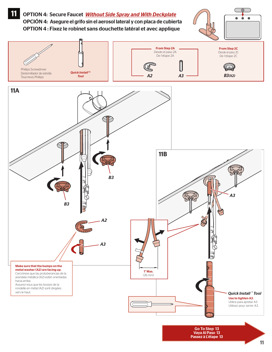 11a 11b | Pfister F-029-4SLS User Manual | Page 11 / 14