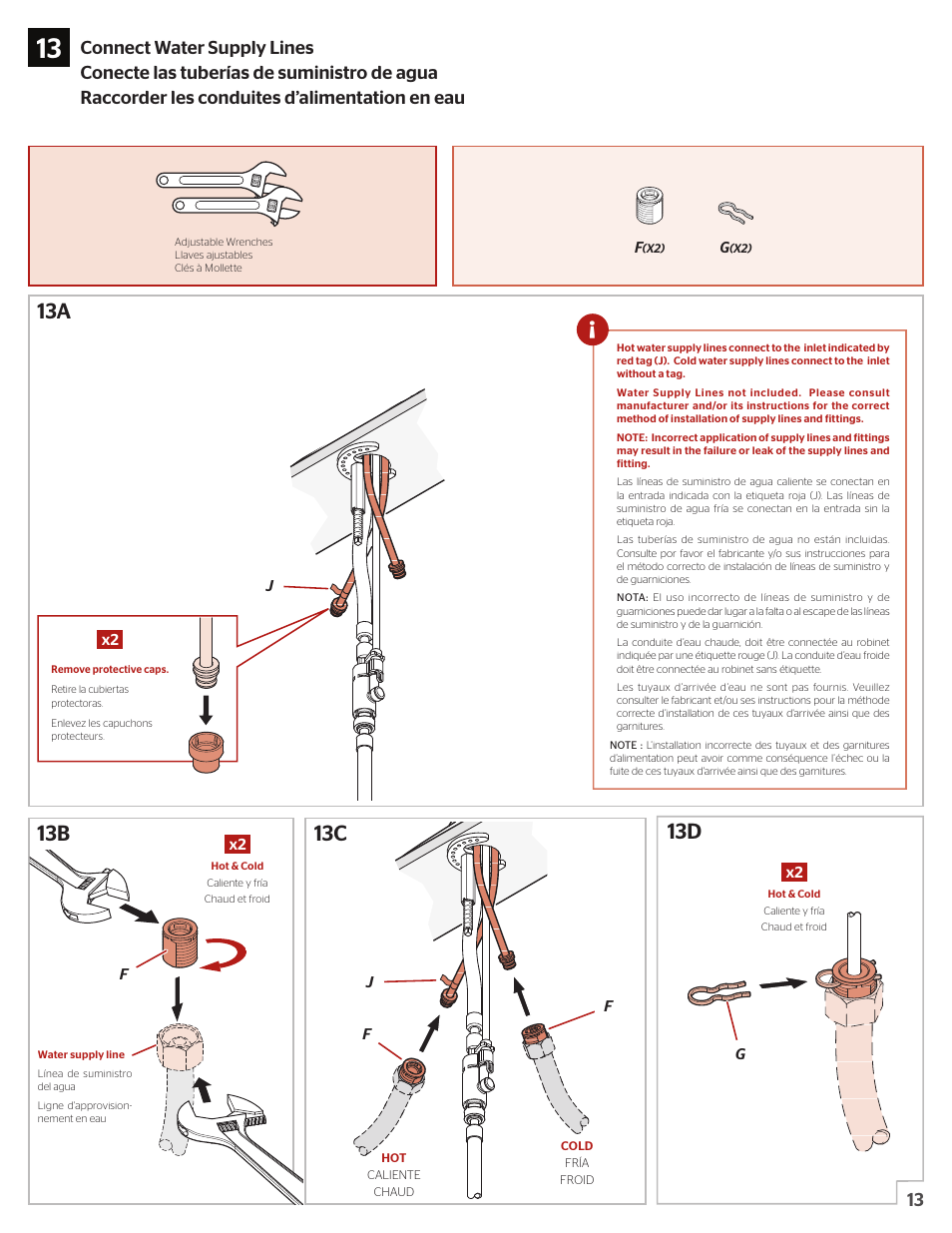 Pfister F-029-4SLS User Manual | Page 13 / 14