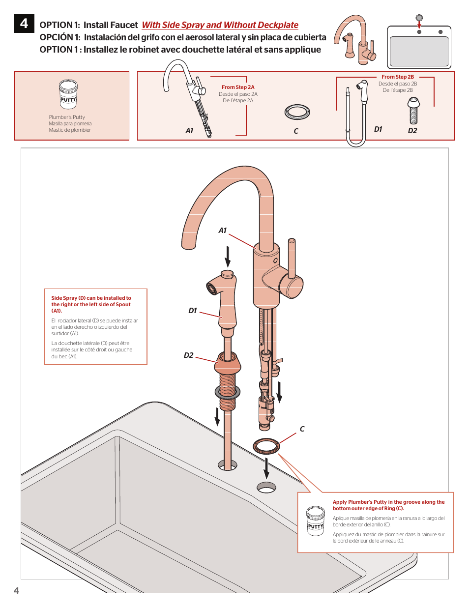 Pfister F-029-4SLS User Manual | Page 4 / 14
