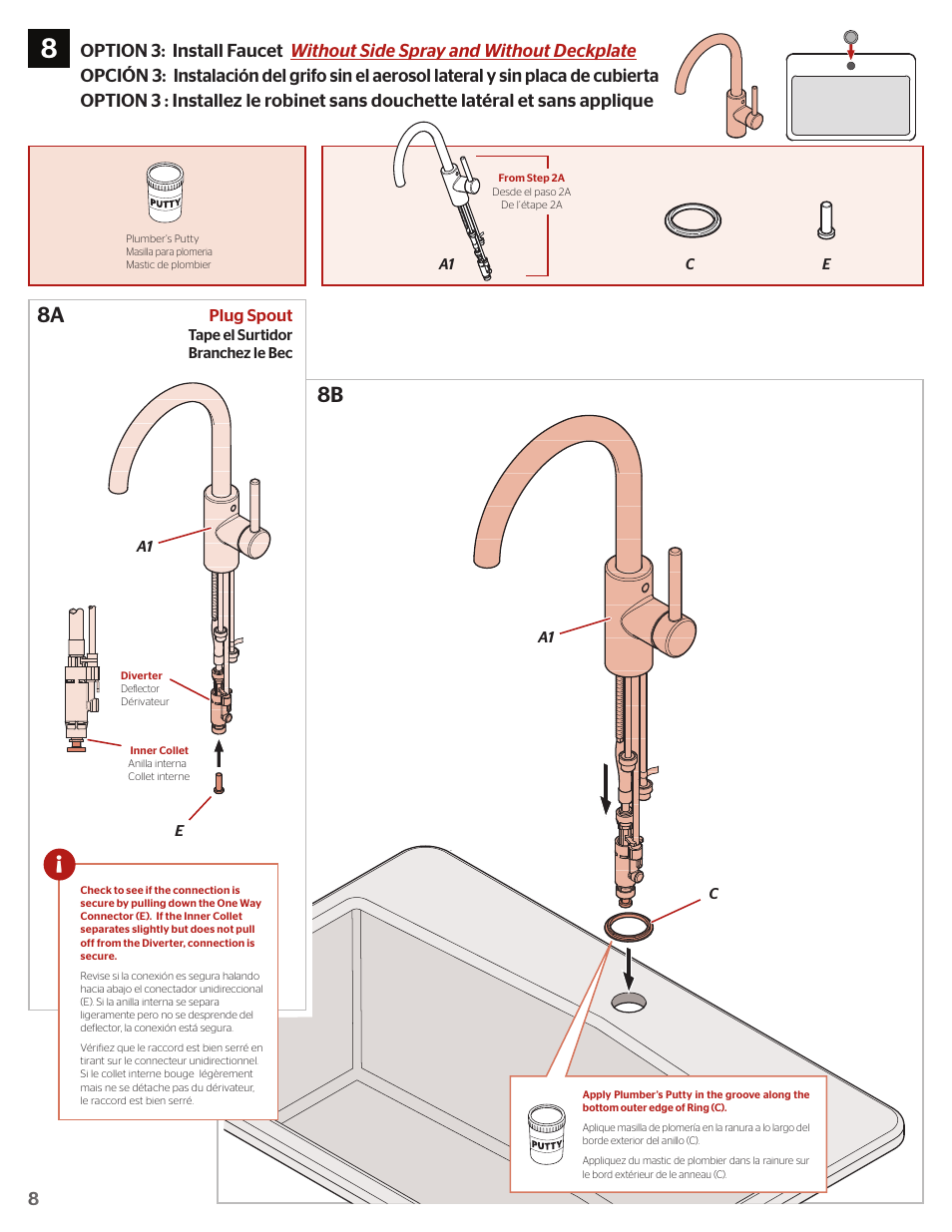 8b 8a | Pfister F-029-4SLS User Manual | Page 8 / 14