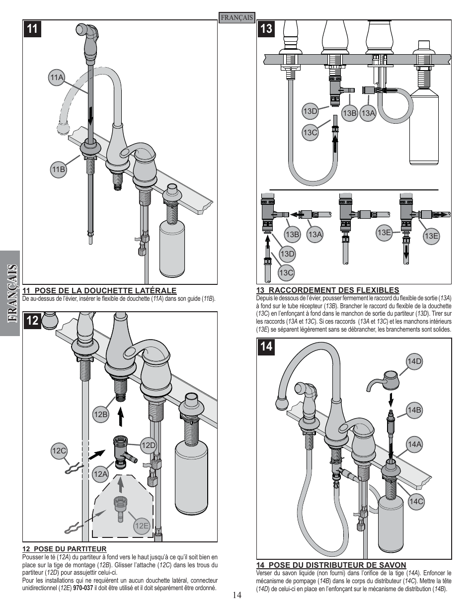 Fran ç ais | Pfister GT26-4DSS User Manual | Page 14 / 18