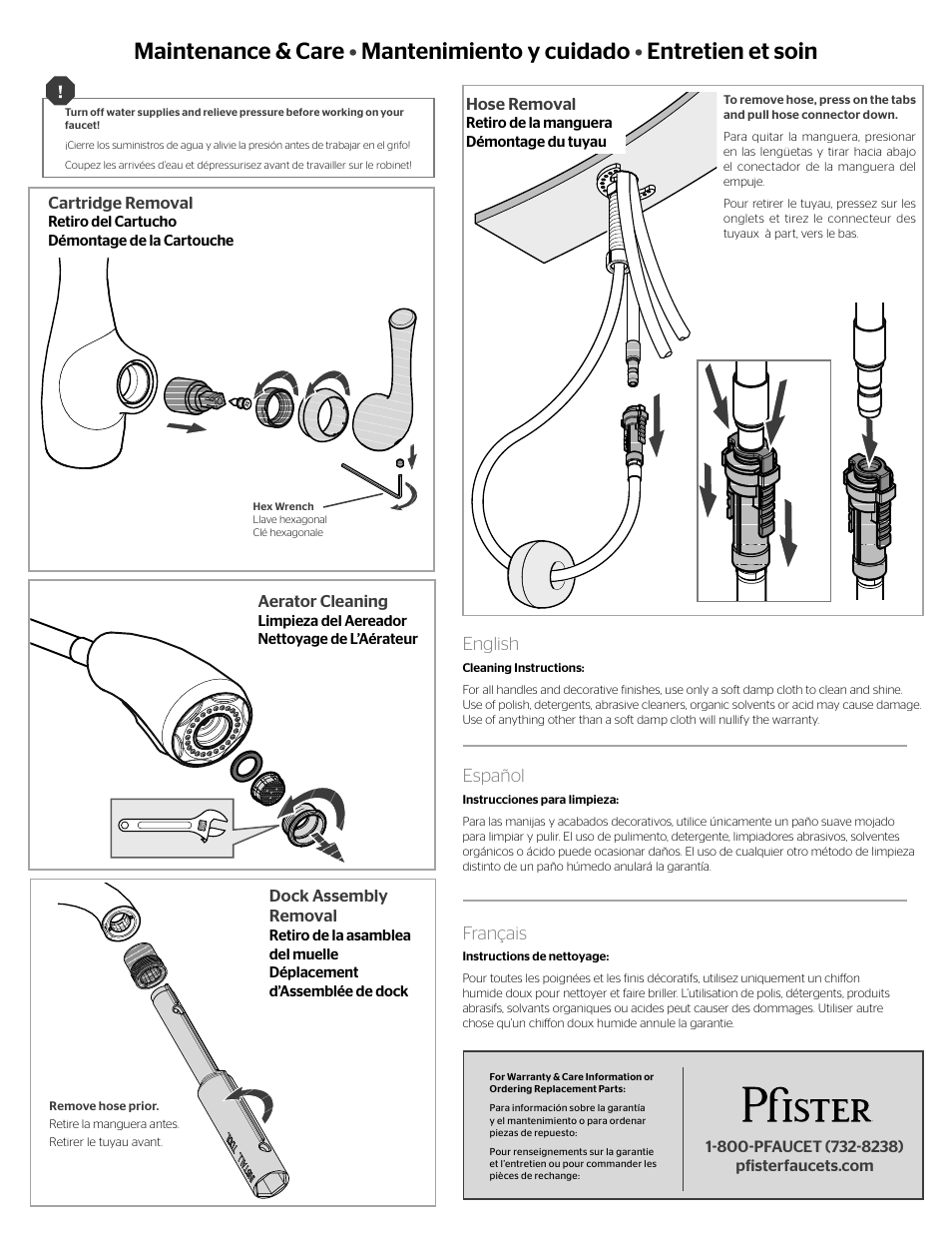 Pfister F-529-7VVS User Manual | Page 3 / 4