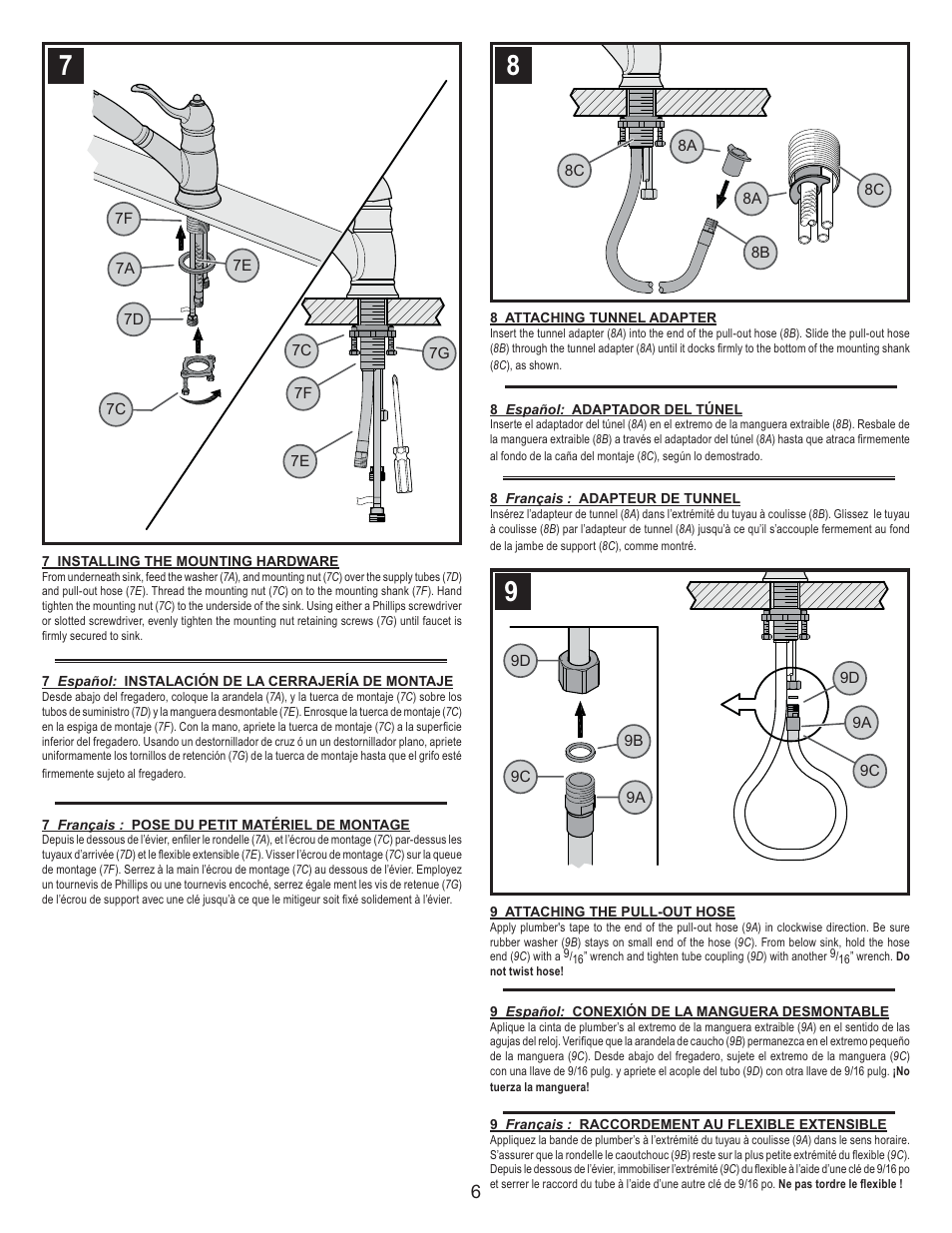 Pfister F-WKP-600S User Manual | Page 6 / 10