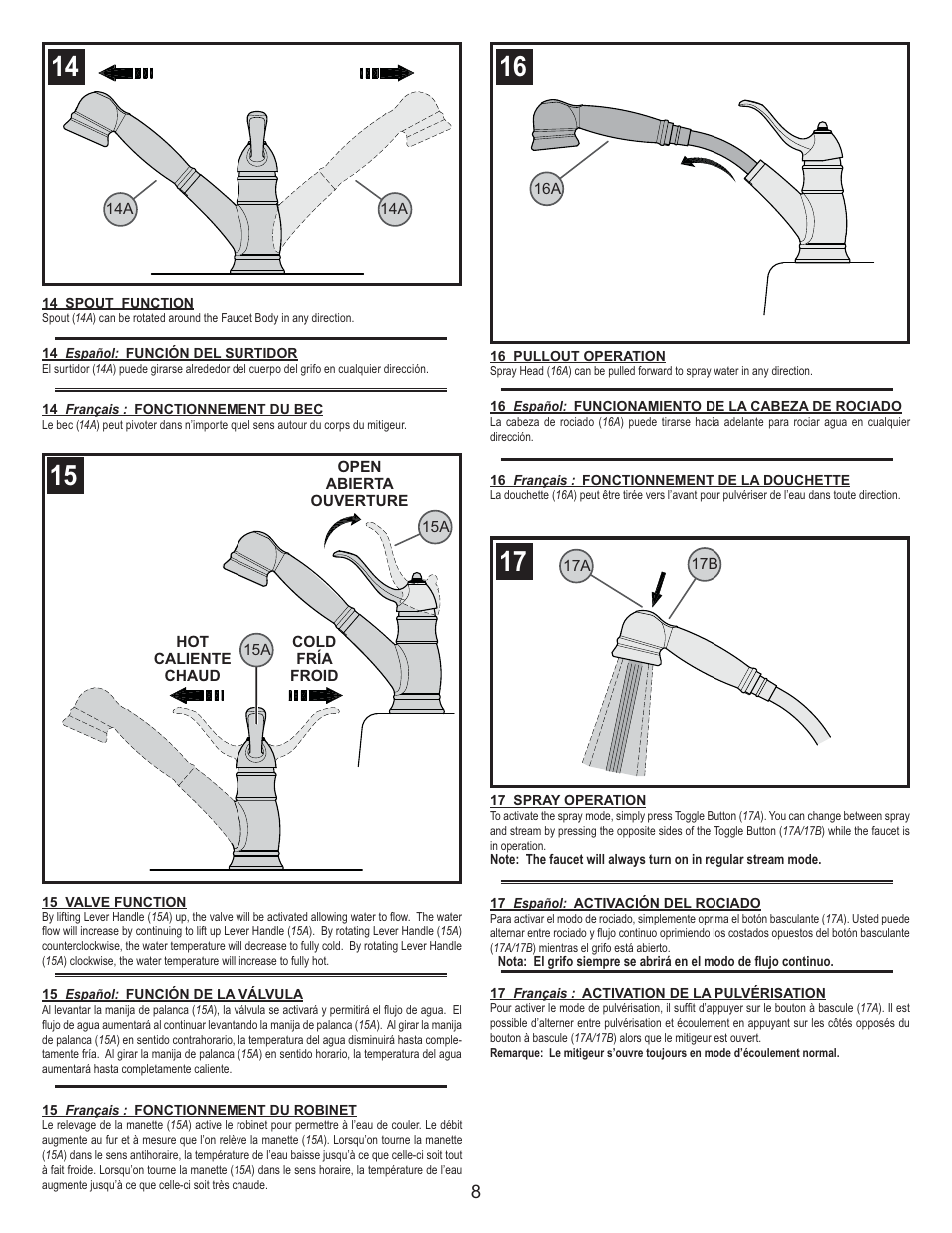 Pfister F-WKP-600S User Manual | Page 8 / 10