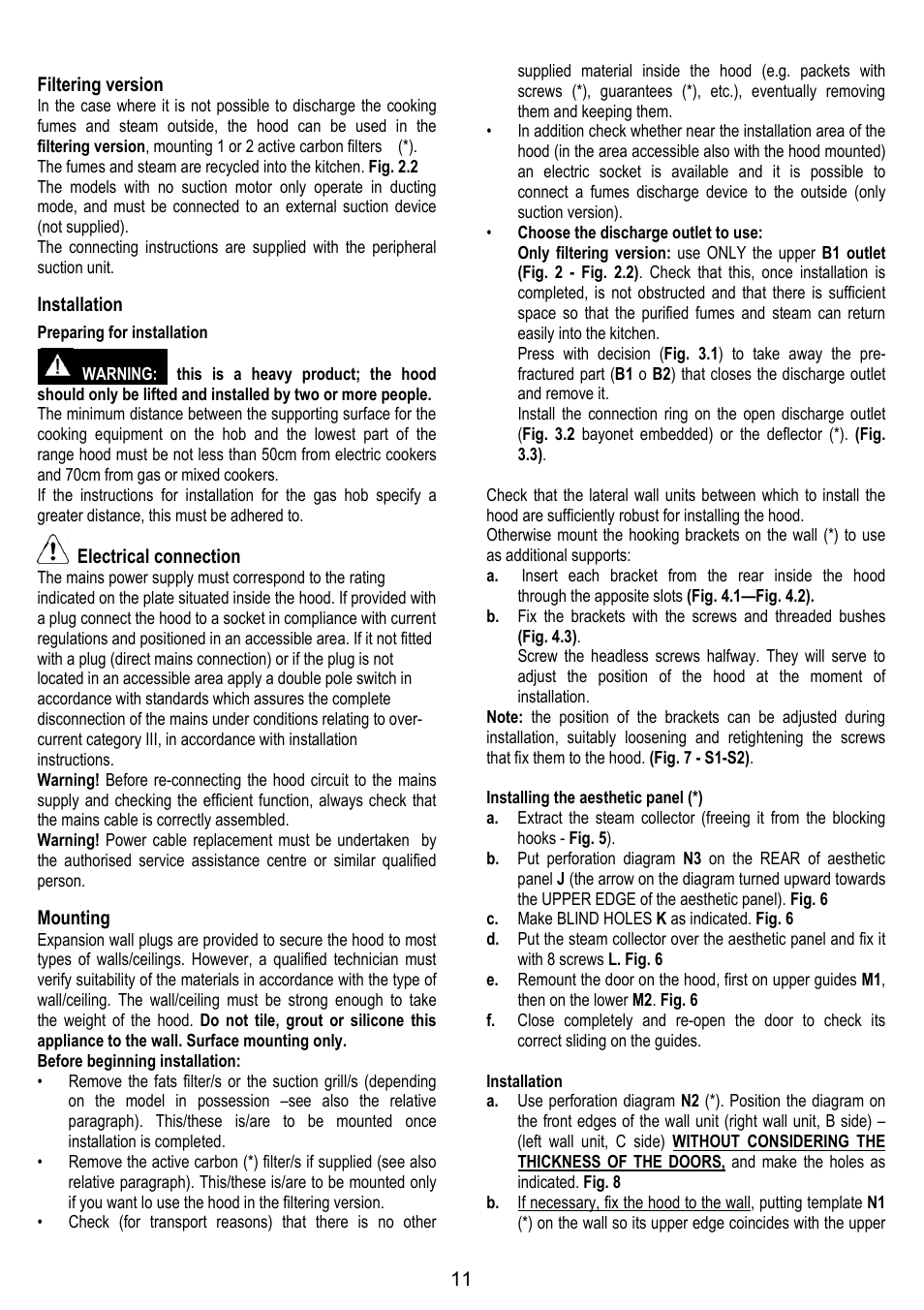 Whirlpool AKR709GY User Manual | Page 11 / 20