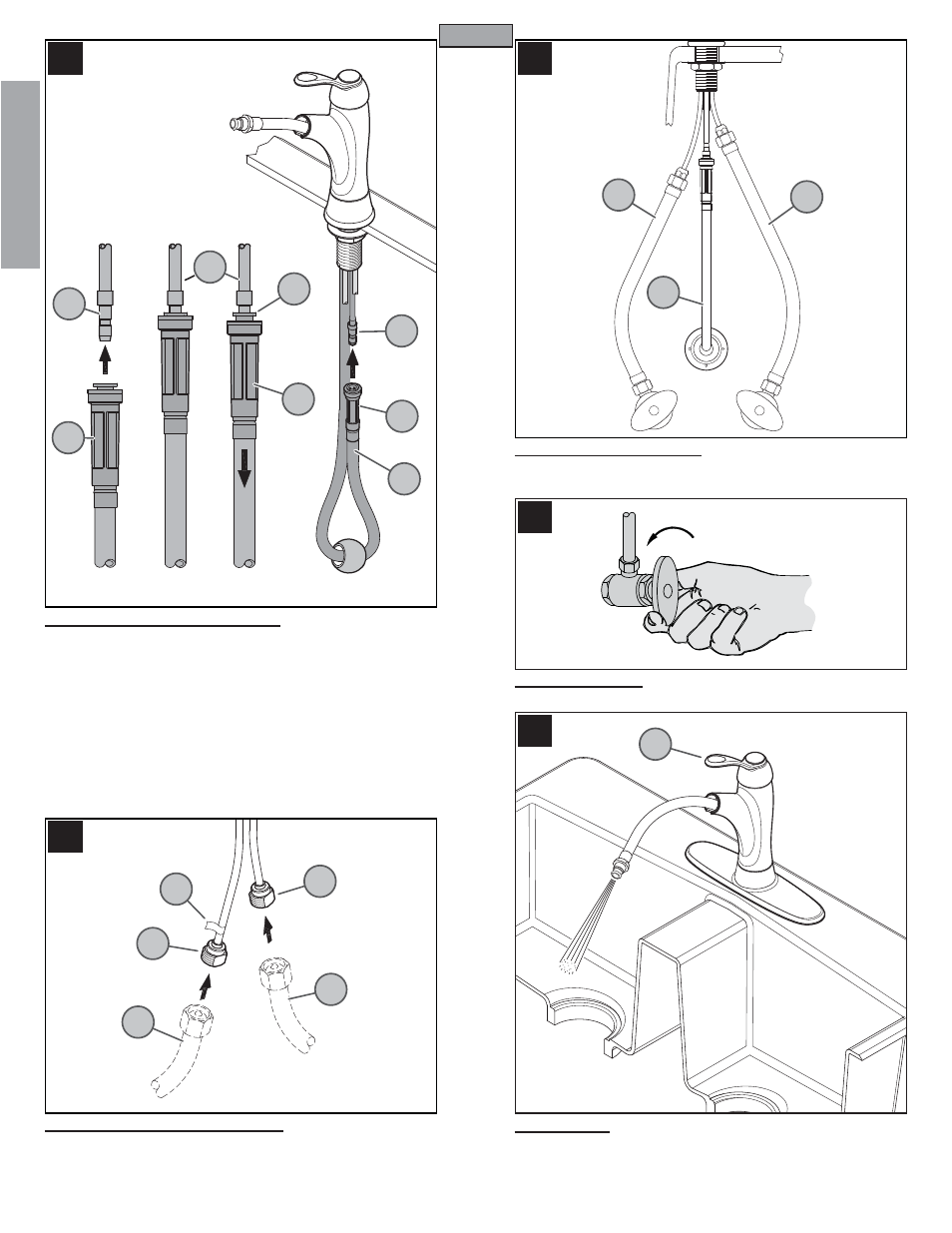 En g l is h english | Pfister F-534-7CMS User Manual | Page 4 / 18