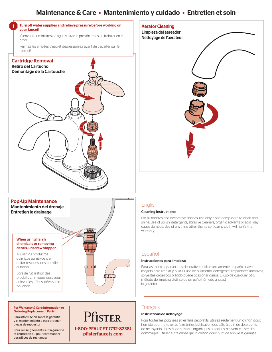 Pfister F-048-ARKK User Manual | Page 3 / 4