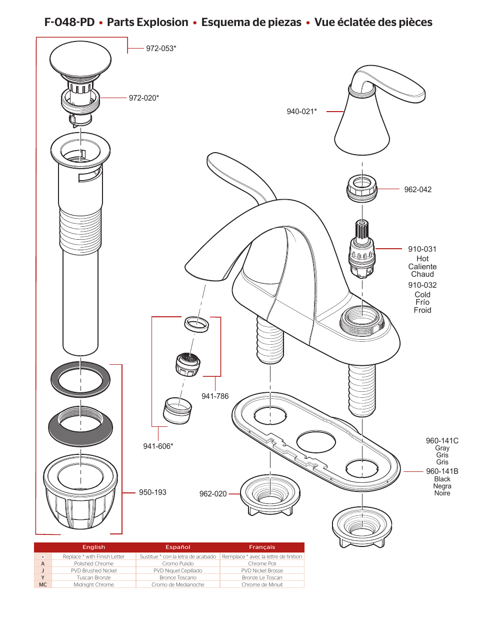F-048-pd | Pfister F-048-PDKK User Manual | Page 2 / 4