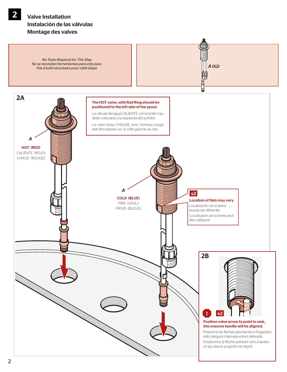Pfister F-049-PDKK User Manual | Page 2 / 8