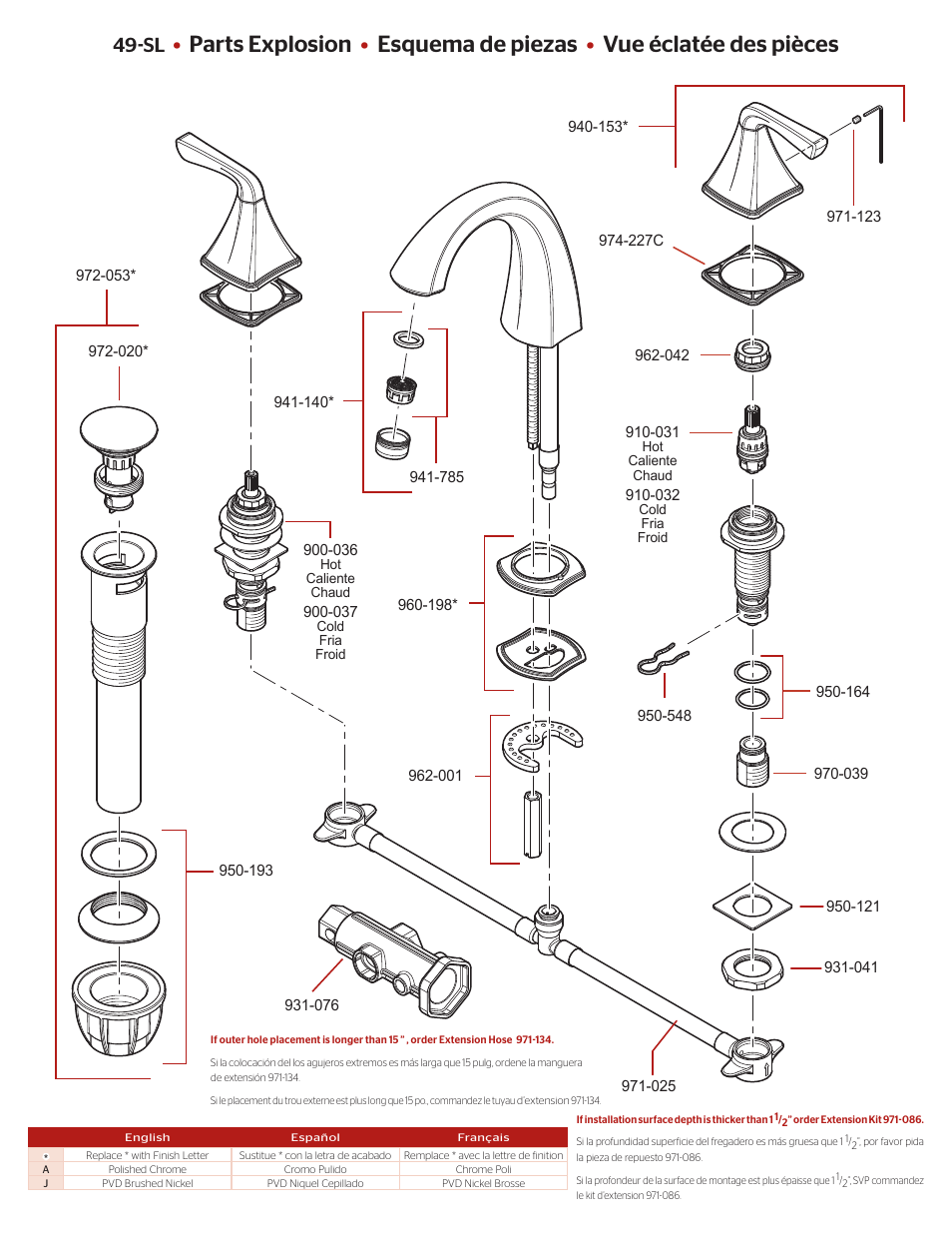 Pfister F-049-SLKK User Manual | Page 2 / 4