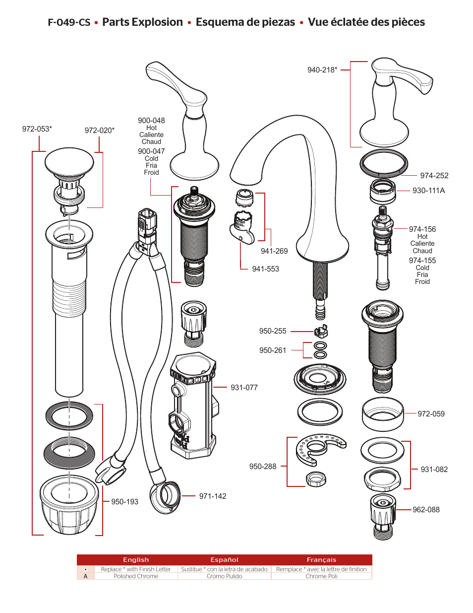 F-049-cs | Pfister F-049-CSCC User Manual | Page 2 / 4