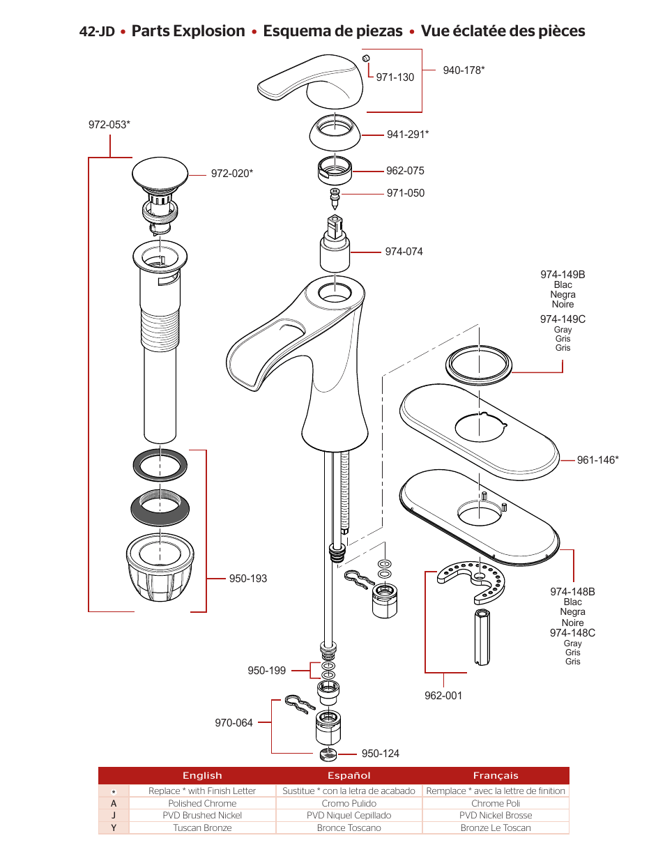 Pfister F-042-JDKK User Manual | Page 2 / 4