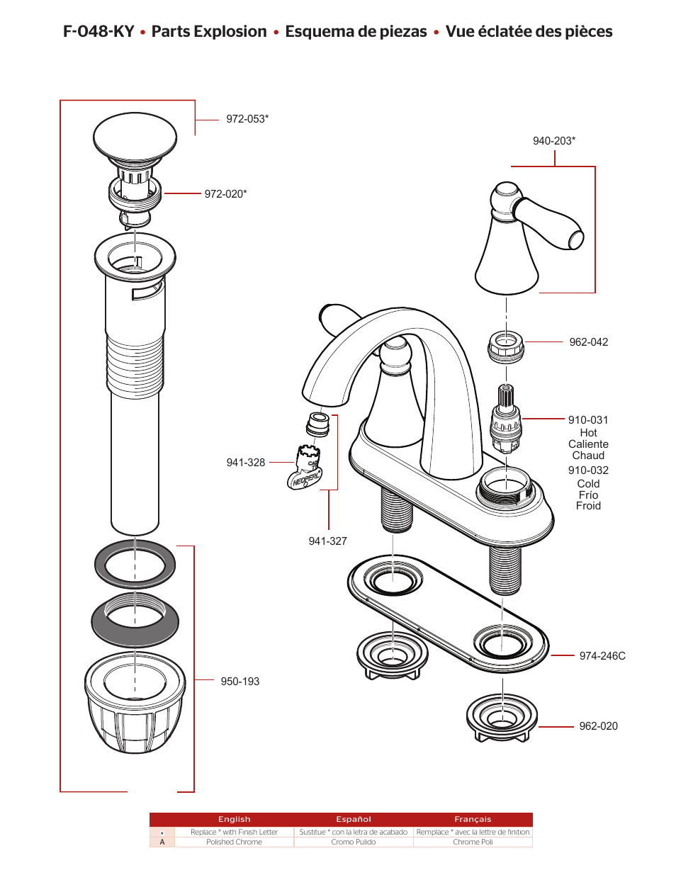 F-048-ky | Pfister F-048-KYCC User Manual | Page 2 / 4