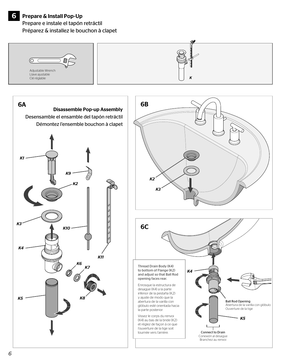 6b 6c 6a | Pfister GT49-NC1C User Manual | Page 6 / 8